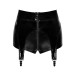 Шортики Noir Handmade F325 Glam suspender wetlook and vinyl shorts - XL - Фото №6
