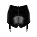 Шортики Noir Handmade F325 Glam suspender wetlook and vinyl shorts - XL - Фото №7