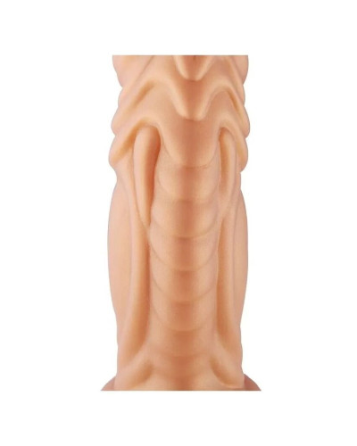 Силиконовый дилдо Hismith Slightly Curved Silicone Dildo Monster Series - Фото №5