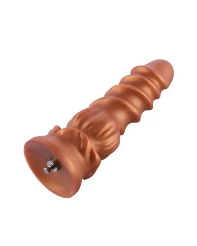 Силиконовый дилдо Hismith Spiral Grain Silicone Dildo Monster Series - Фото №1