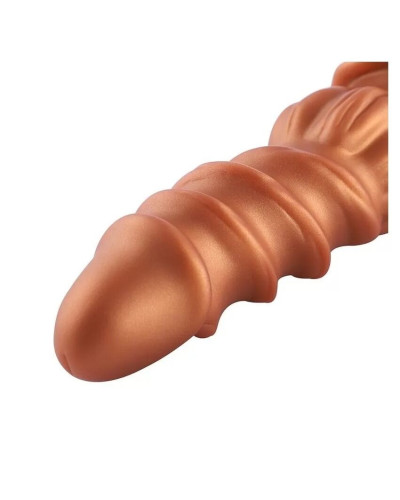 Силиконовый дилдо Hismith Spiral Grain Silicone Dildo Monster Series - Фото №4