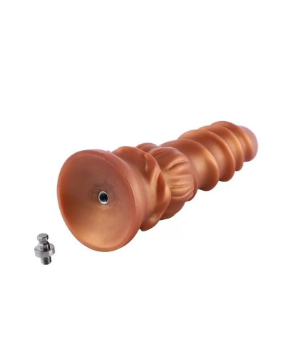 Силиконовый дилдо Hismith Spiral Grain Silicone Dildo Monster Series - Фото №7
