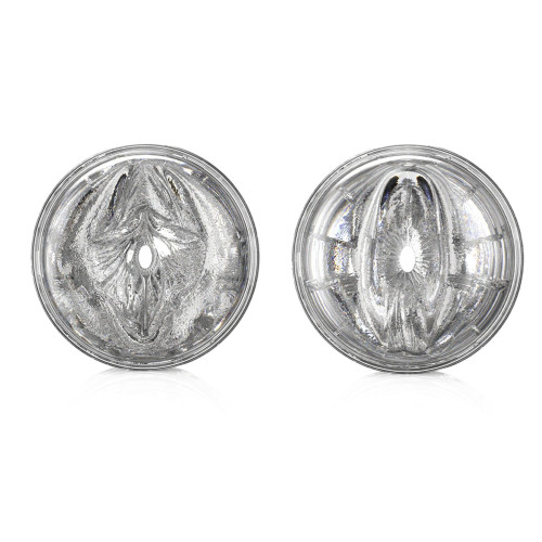 Двусторонний мастурбатор Fleshlight Quickshot Autumn Falls, компактный, со слепка вульвы и ануса порнозвезды