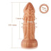 Силіконовий дилдо з вібрацією Hismith Slightly Curved Vibrating Silicone Dildo Monster Series - Фото №2
