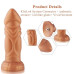 Силіконовий дилдо з вібрацією Hismith Slightly Curved Vibrating Silicone Dildo Monster Series - Фото №4