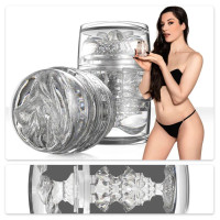 Двусторонний мастурбатор Fleshlight Quickshot Stoya, компактный, сквозной, со слепка вульвы и ануса порнозвезды