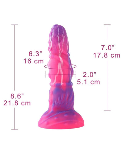 Силиконовый дилдо Hismith Silicone Tentacle Dildo Monster Series - Фото №2