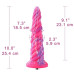Силіконовий дилдо Hismith Awl Shape Silicone Dildo Monster Series - Фото №2