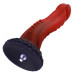 Силіконовий дилдо Hismith 8.35" Curved Silicone Dildo Red Monster Series - Фото №1