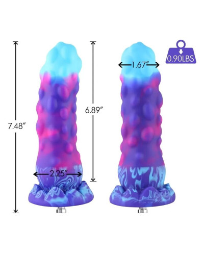 Силіконовий дилдо Hismith 7.48" Silicone Dildo HSA138 Monster Series - Фото №2