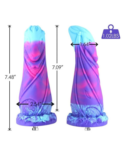 Силиконовый дилдо Hismith 7.48" Silicone Dildo HSA139 Monster Series - Фото №2