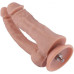 Подвійний фалоімітатор Hismith 9.8" Double Penetrator Silicone Dildo - Фото №1