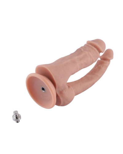 Подвійний фалоімітатор Hismith 9.8" Double Penetrator Silicone Dildo - Фото №5