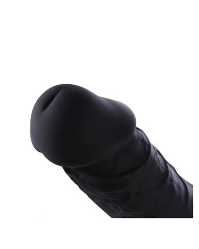 Силиконовый дилдо Hismith 8.3" Silicone Dildo Black - Фото №6