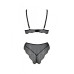 Комплект Passion AMBERLY SET black, S/M, бралетт и трусики бразилиана - Фото №4