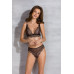 Комплект Passion AMBERLY SET black, S/M, бралетт и трусики бразилиана - Фото №5