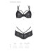 Комплект Passion DROSERA BIKINI black, L/XL, бюстгальтер і трусики-кюлоти - Фото №5