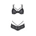 Комплект Passion DROSERA BIKINI black, S/M, бюстгальтер и трусики-кюлоты - Фото №3