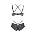 Комплект Passion DROSERA BIKINI black, S/M, бюстгальтер и трусики-кюлоты - Фото №4