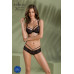 Комплект Passion DROSERA BIKINI black, S/M, бюстгальтер и трусики-кюлоты - Фото №6