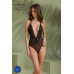 Боди Passion DROSERA BODY black, S/M, высокие вырезы, верх на завязках - Фото №6