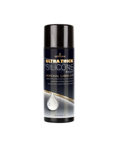 Густа силіконова змазка Sensuva UltraThick Silicone (100 мл) без гліцерину, парабенів і ментолу - Фото №1