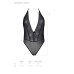 Боді Passion DROSERA BODY black, XXL/XXXL, високі вирізи, верх на зав’язках - Фото №5