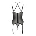 Корсет Passion DROSERA CORSET black, XXL/XXXL, с креплениями для чулок, трусики в комплекте - Фото №4