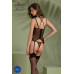 Корсет Passion DROSERA CORSET black, XXL/XXXL, с креплениями для чулок, трусики в комплекте - Фото №7