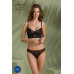 Комплект Passion DROSERA SET black S/M, сітка+мереживо, бюстьє та трусики танга - Фото №6