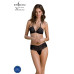 Комплект Passion KERRIA BIKINI black, XXL/XXXL, бралет і трусики-бікіні - Фото №1