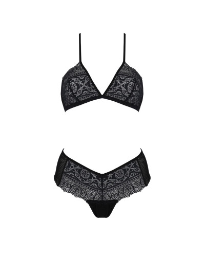 Комплект Passion KERRIA BIKINI black, XXL/XXXL, бралет і трусики-бікіні - Фото №3