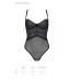 Боді Passion KERRIA BODY black, S/M, з високими вирізами та верхом балконет - Фото №5