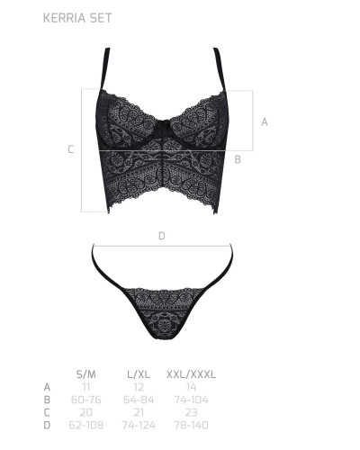 Комплект Passion KERRIA SET black L/XL - ECO Passion - Фото №5