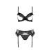 Комплект Passion KERRIA SET WITH OPEN BRA black S/M - ECO Passion - Фото №3