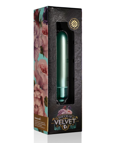 Віброкуля Rocks Off RO-90mm Touch of Velvet Aqua Lily матова - Фото №2
