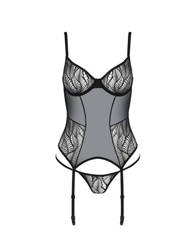 Корсет Passion LEAFA CORSET black S/M - ECO Passion - Фото №3