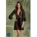 Пеньюар Passion LEAFA PEIGNOIR black XXL/XXXL - ECO Passion - Фото №6