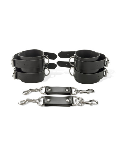 Наручники мужские Art of Sex - Handcuffs Dragons man из экокожи, цвет черный - Фото №3