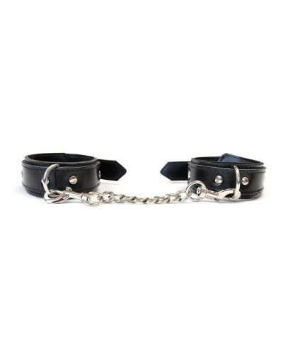 Наручники із екошкіри Art of Sex - Handcuffs Emoji, колір чорний - Фото №3