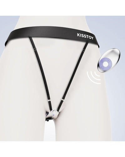 Вибратор в трусики KISSTOY Viosecret, пояс для фиксации и пульт ДУ в комплекте - Фото №4