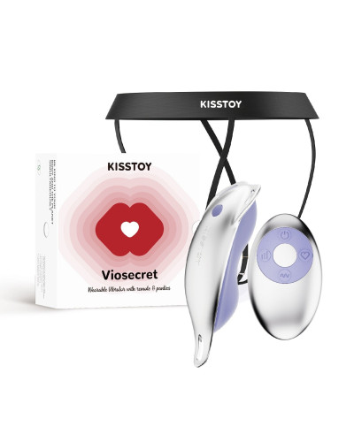 Вибратор в трусики KISSTOY Viosecret, пояс для фиксации и пульт ДУ в комплекте - Фото №5