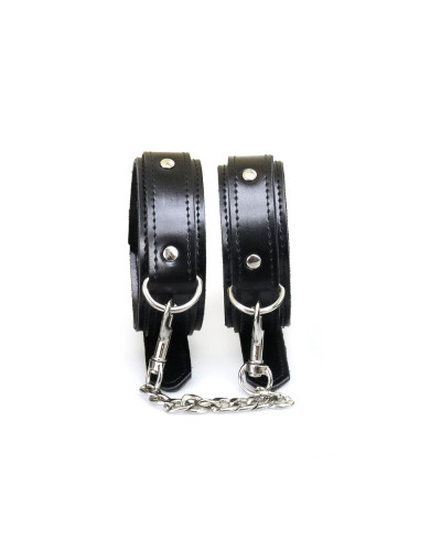 Поножи из экокожи Art of Sex - Emoji Ankle cuffs - Фото №2