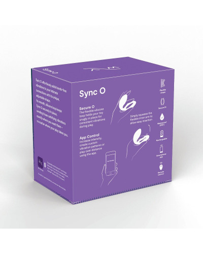 Смарт-вібратор для пар We-Vibe Sync O Light Purple - Фото №11