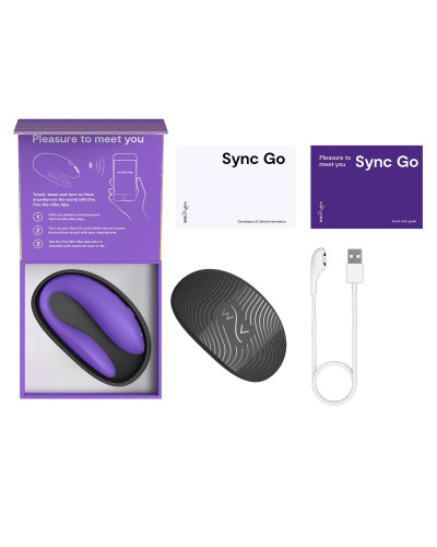 Смарт-вібратор для пар We-Vibe Sync GO Light Purple - Фото №7
