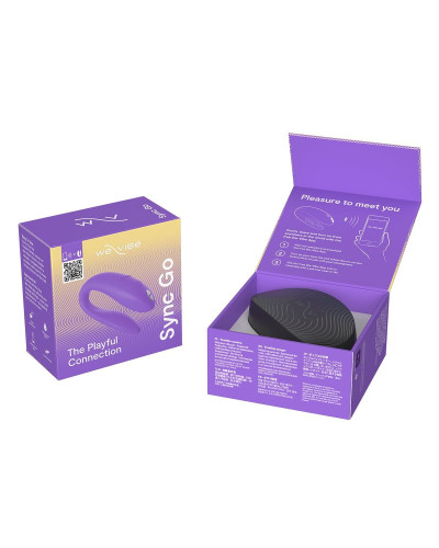 Смарт-вібратор для пар We-Vibe Sync GO Light Purple - Фото №8