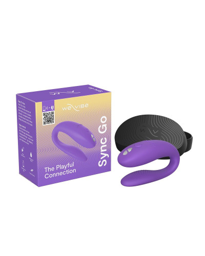 Смарт-вібратор для пар We-Vibe Sync GO Light Purple - Фото №9