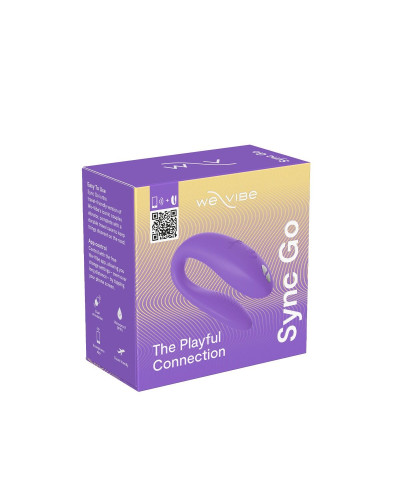 Смарт-вібратор для пар We-Vibe Sync GO Light Purple - Фото №10