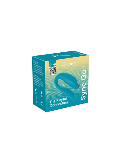 Смарт-вібратор для пар We-Vibe Sync GO Turquoise - Фото №11
