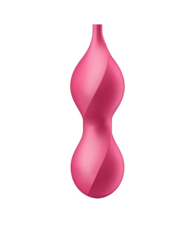 Вагінальні смарт-кульки з вібрацією Satisfyer Love Birds 2 Connect App Red, 86 г, пульт ДК - Фото №4